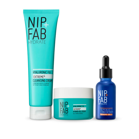 Nip+Fab Hydrate Exfoliate Skincare Set (Worth £68)