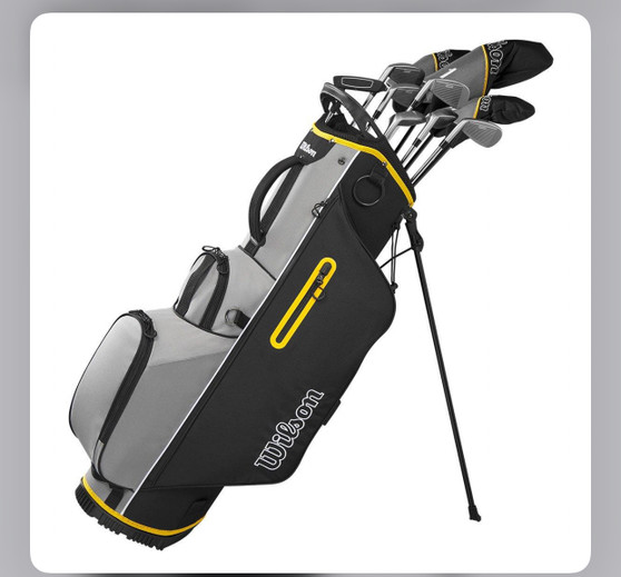 WILSON MEN'S ULTRA HL STEEL 1" LONGER GOLF PACKAGE SET