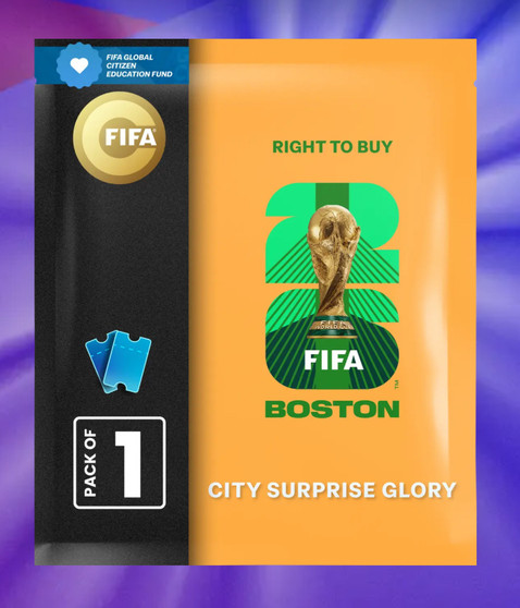 CITY GLORY: BOSTON RTB FOR FIFA WORLD CUP™ IN YOUR CHOSEN CITY