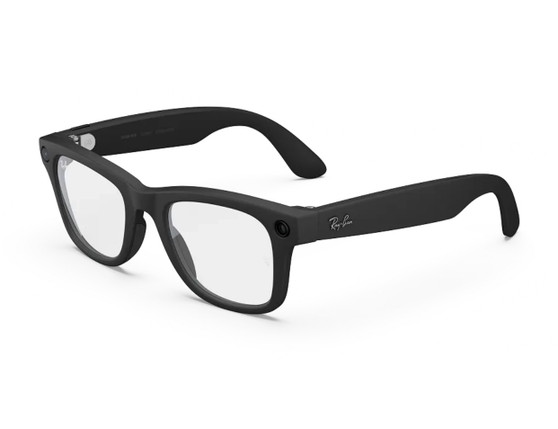 Ray-Ban Wayfarer (Gen 2) Matte Black Clear lens 