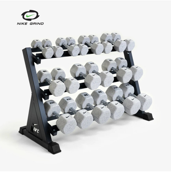 2-20kg Grind Dumbbell Set With Rack