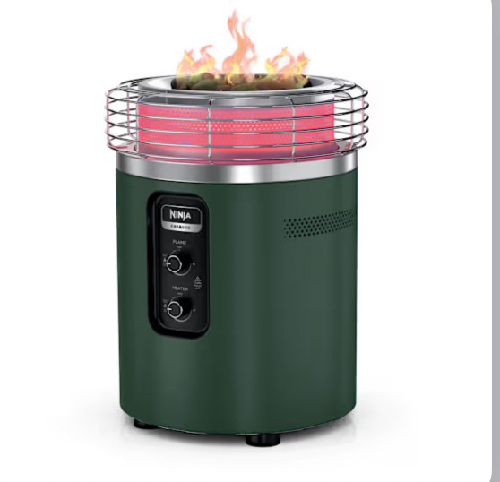 Model: OF101GN Ninja™ Fireside360™ Outdoor Propane Heater & Smokeless Fire Pit (Spruce Green)