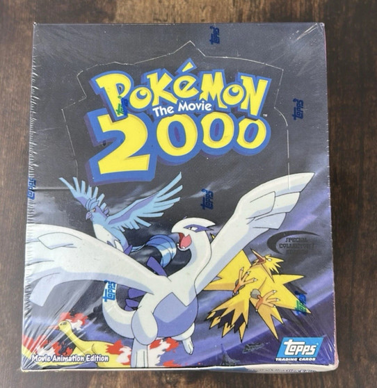 Pokemon The Movie 2000 Box Topps Special Collectors Edition Sealed English. 36pk