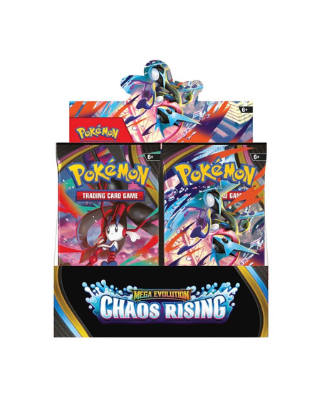 Pokémon TCG: Mega Evolution-Chaos Rising Booster Display Box (36 Packs)
