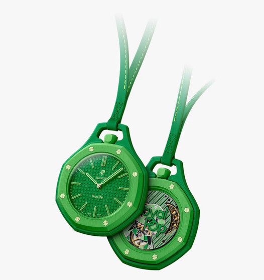 Swatch x AP Royal Pop GREEN EIGHT pocket watch 2026