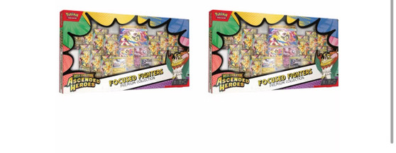 Pokémon TCG: Mega Evolution – Ascended Heroes Focused Fighters Premium Collection. Pack of 2 