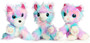 Scruff-A-Luvs Friends-Rescue Pet Soft Toy-Rabbit, Cat or Llama Candy Floss, Multicoloured