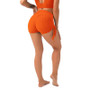 FRESNK High Waisted Booty Shorts - Orange