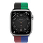 Apple Watch Hermès Silver Stainless Steel Case with Casaque Single Tour 45mm GPS + Cellular