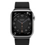 Apple Watch Hermès Silver Stainless Steel Case with Single Tour Deployment Buckle 45mm GPS + Cellular  