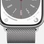 Apple Watch Series 8 45mm Stainless Steel Case with Milanese Loop, One Size.