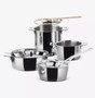 ALESSI Pots&Pans 7-piece stainless steel kitchen set