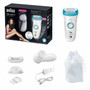 Silk Epil 9-549 Women's Wet and Dry Cordless Epilator with 4 Extras