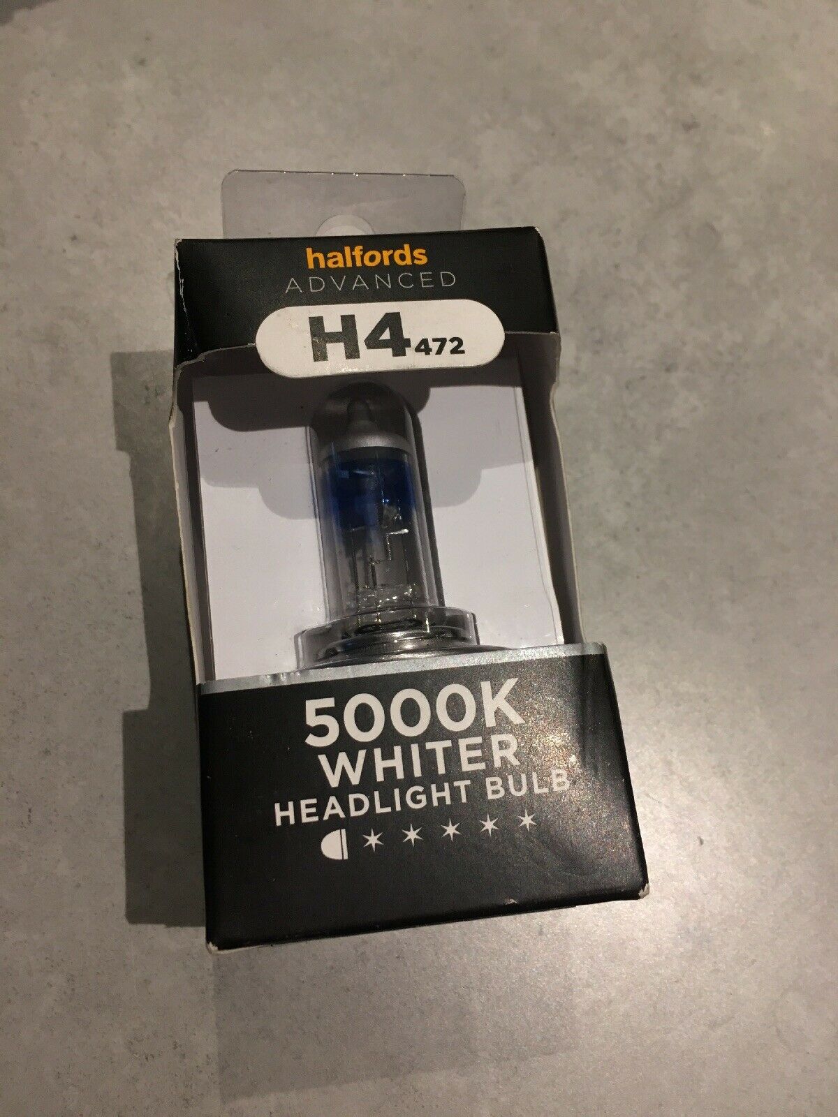 H4 472 Car Headlight Bulb Halfords Essentials Twin Pack