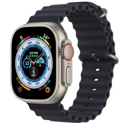 Apple Watch Ultra 49mm-GPS+Cellular -Titanium Case Midnight Ocean Band