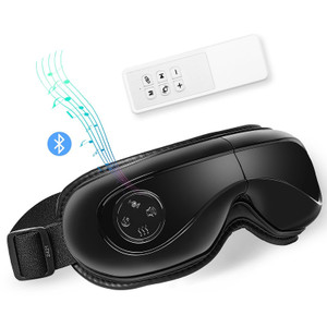 Eye Massager with Heat & Remote, Heated Eye Massage Mask with 5 Modes and Bluetooth Music, 180 Fol E415-YBAMQHSYK000R8M0CV9 Eye Massager with Heat & Remote, Heated Eye Massage Mask with 5 Modes and Bluetooth Music, 180 Fol E415-YBAMQHSYK000R8M0CV9