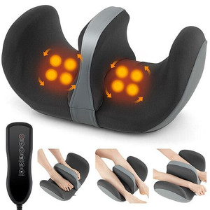 Foot and Calf Massager with Heat Gift for Women Men Mom Dad-Gray - Color: Gray D681-JS10032US-GR Foot and Calf Massager with Heat Gift for Women Men Mom Dad-Gray - Color: Gray D681-JS10032US-GR