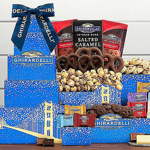 Ghirardelli Deluxe: Gourmet Gift Tower Z954-WC-559 Ghirardelli Deluxe: Gourmet Gift Tower Z954-WC-559