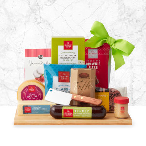 Spring Charcuterie: Gourmet Cheese & Meat Gift Set Z954-GC-5187 Spring Charcuterie: Gourmet Cheese & Meat Gift Set Z954-GC-5187