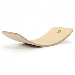 Wooden Wobble Balance Board Kids 35 Inch Rocker Yoga Curvy Board Toy with Felt Layer-Natural B593-SP37303 Wooden Wobble Balance Board Kids 35 Inch Rocker Yoga Curvy Board Toy with Felt Layer-Natural B593-SP37303