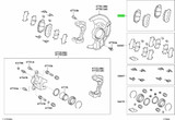 Toyota Genuine Brake Pad Kit (Front) for Yaris, Vios/Yaris Ativ and more - Part Number: 04465-52260