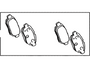 Toyota Genuine Brake Pad Kit (Rear) for Land Cruiser Prado J150, Fortuner, 4Runner and more - Part Number: 04466-60140