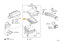 Toyota Genuine Air Filter for Land Cruiser Prado J250, Land Cruiser J300, Lexus Gx550/550H and more - Part Number: 17801-31180