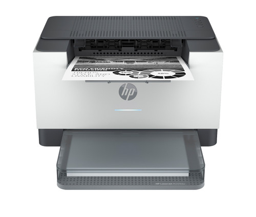 HP - LaserJet M209dw Wireless Black-and-White Laser Printer - White & Slate