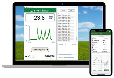 Screenshot of Apogee Connect app