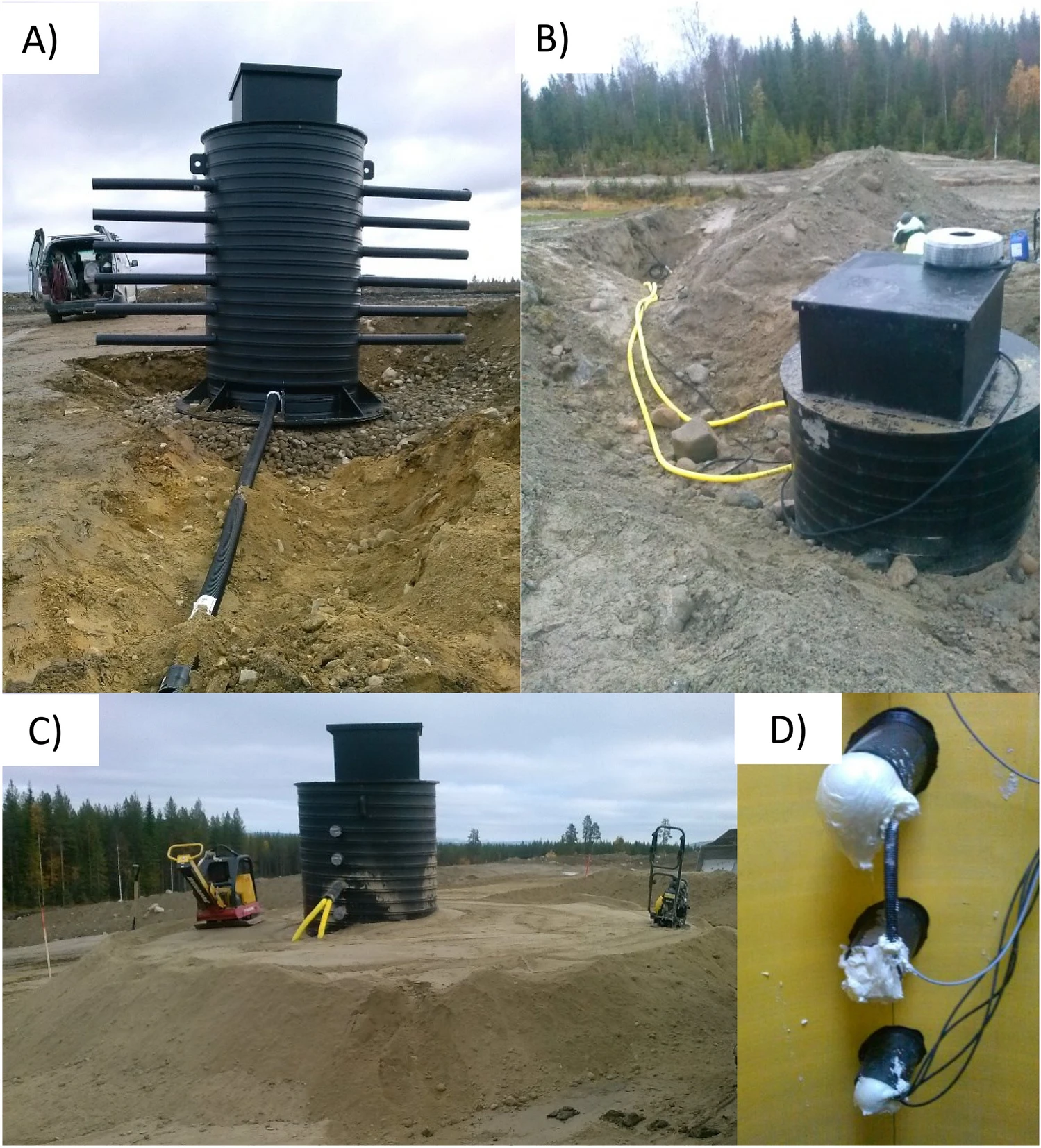 Mining monitoring stations