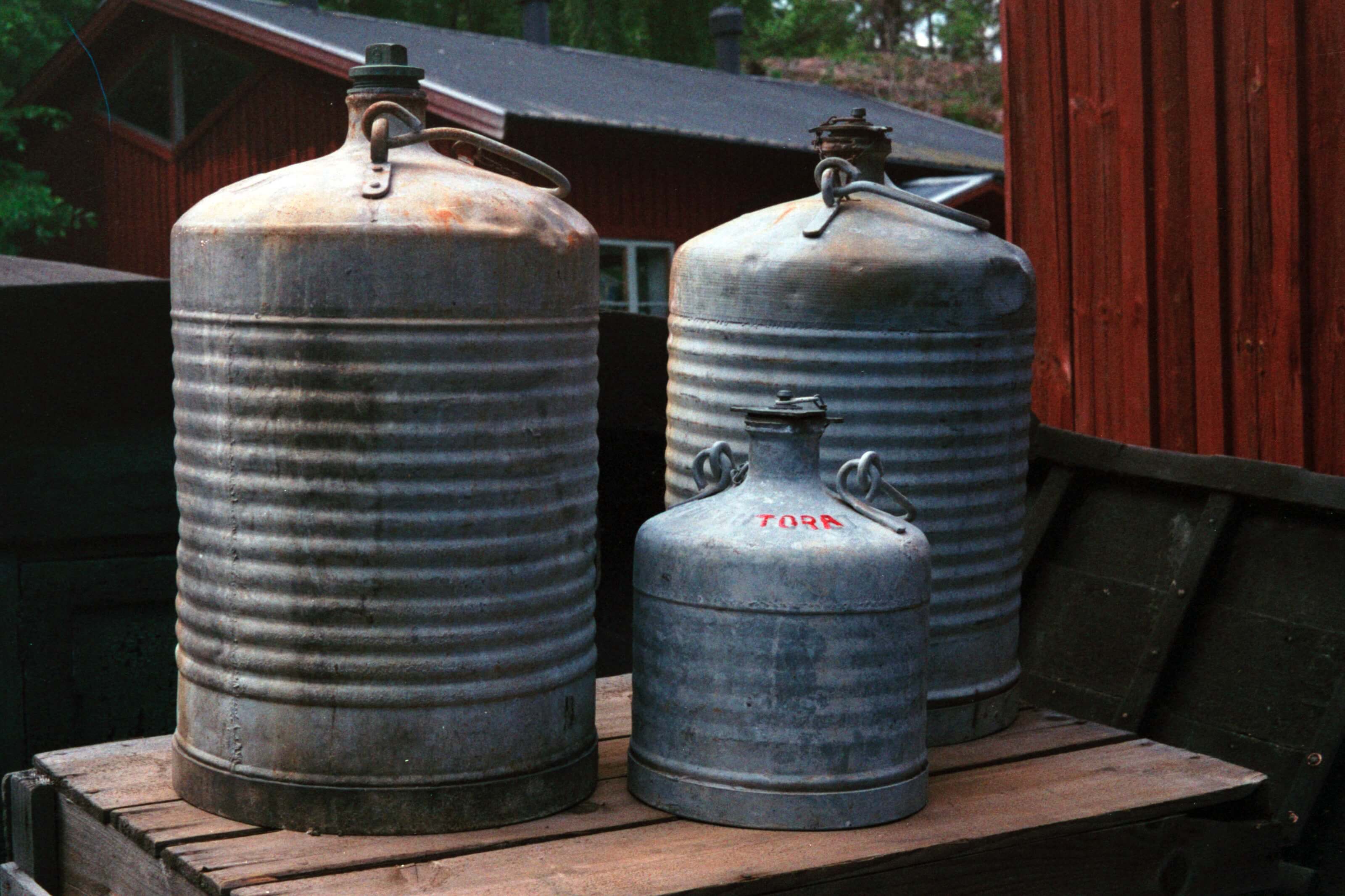 Old propane fuel cannisters