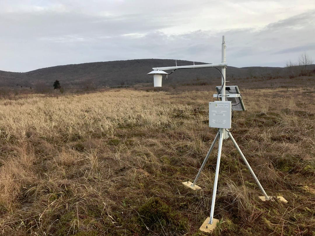 Apogee TS-100 on a weather station in Canaan Valley