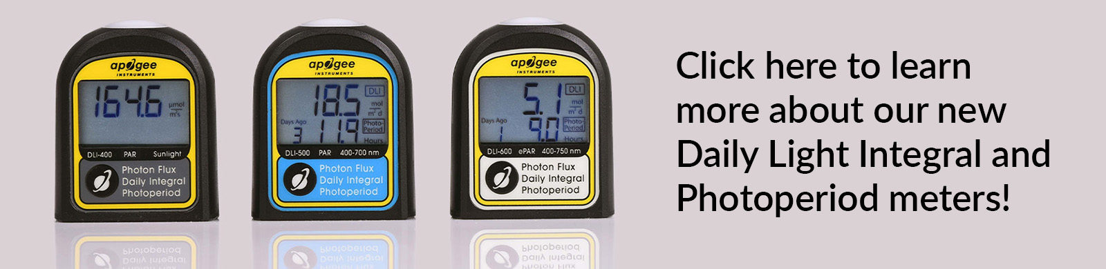 Daily Light Integral (DLI) and Photoperiod Meters