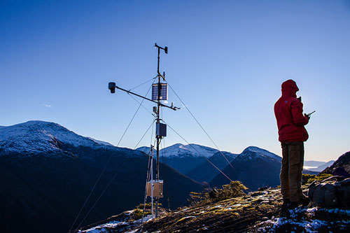 SN-500 used for avalanch forecasting