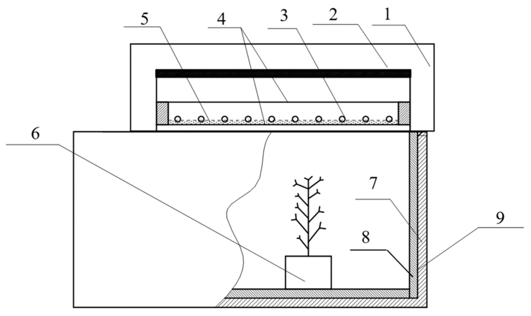 Figure 1. Frost Chamber Structure