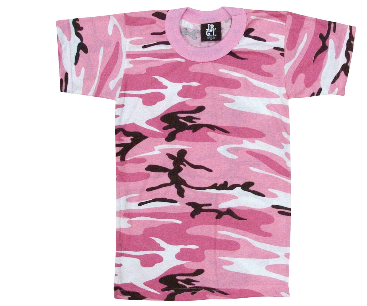 Pink Camo Team Wear T Shirts