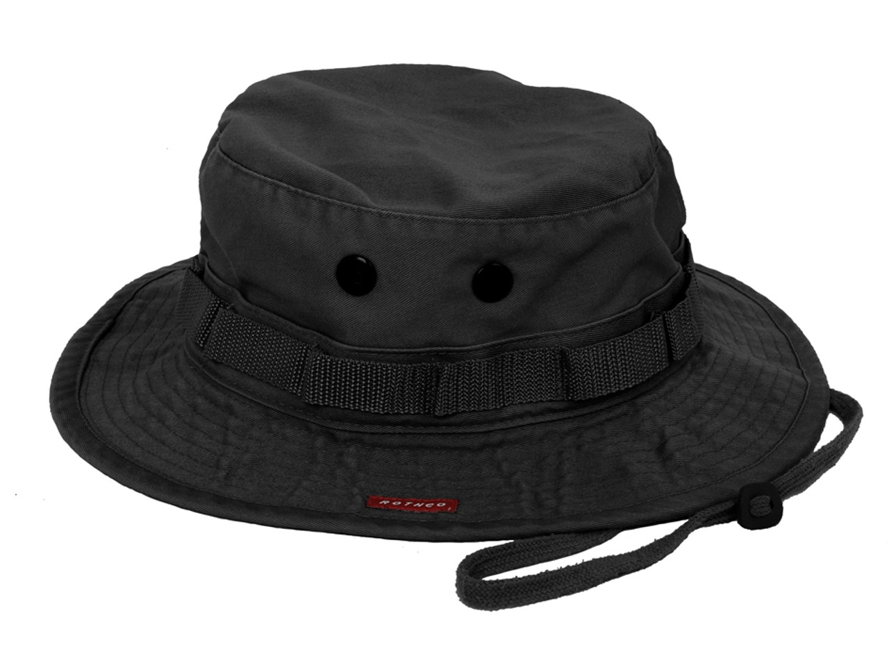 Black BUSH HAT Black, Apparel \ Headwear \ Boonies & Bush Hats  , Army Navy Surplus - Tactical, Big variety - Cheap  prices