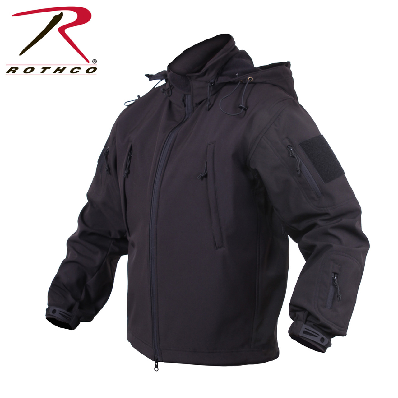 Shop Black Rothco Soft Shell Concealed Carry Jackets - Fatigues Army Navy