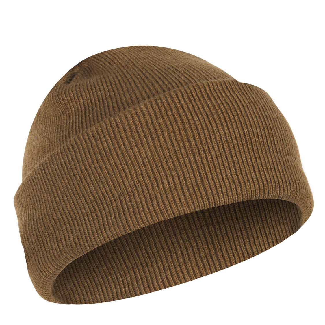 Shop Coyote Brown Deluxe Knit Watch Caps - Fatigues Army Navy Gear