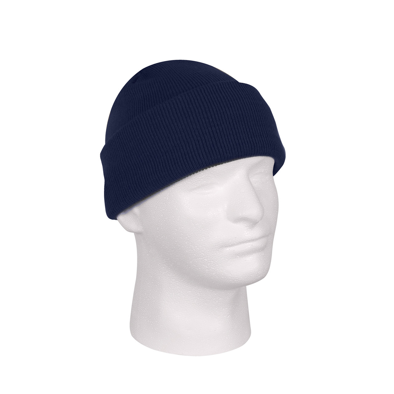Shop Navy Blue Deluxe Knit Watch Caps - Fatigues Army Navy Gear