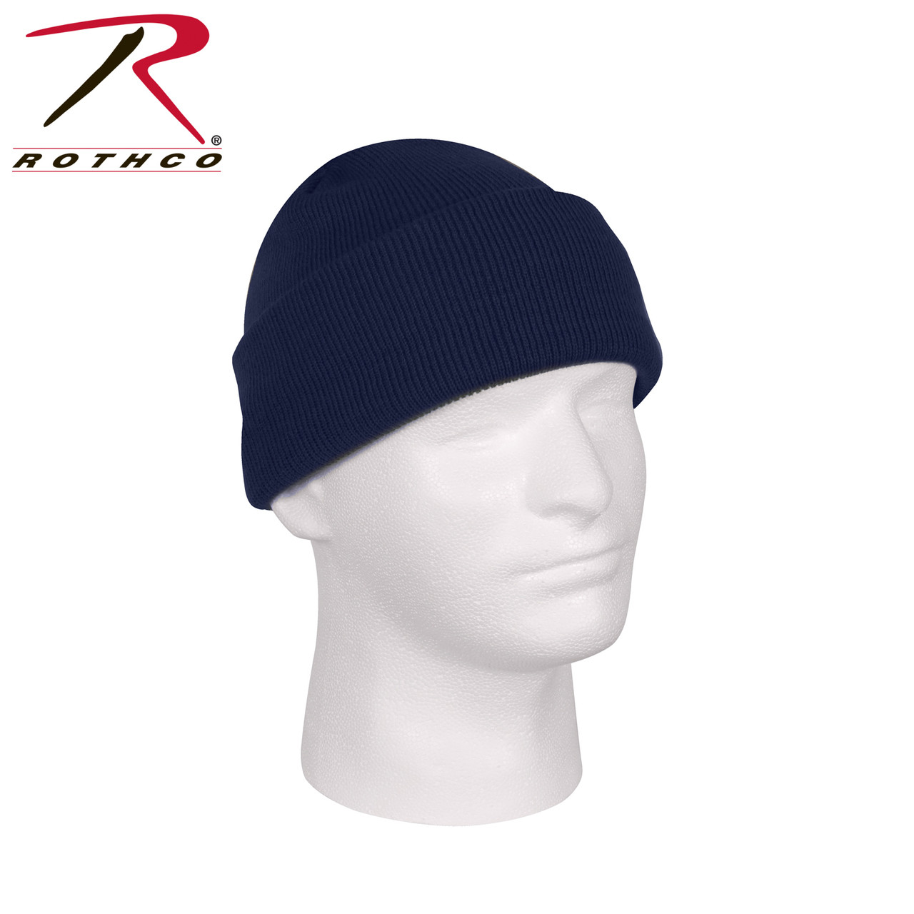 Shop Navy Blue Deluxe Knit Watch Caps - Fatigues Army Navy Gear