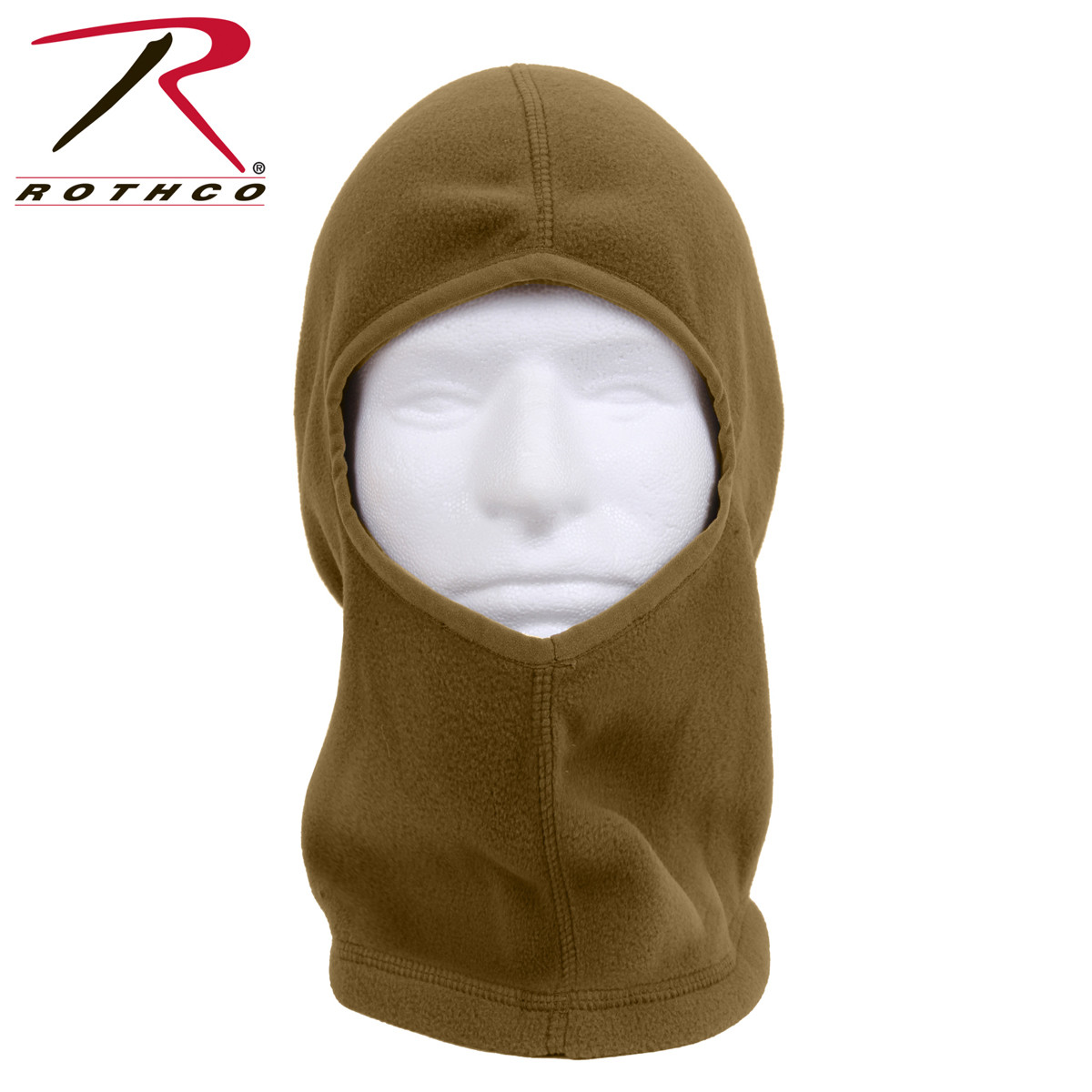 ttt msw Polartec fleece balaclava（BROWN） Shop Polar Fleece One Hole Balaclavas - Fatigues Army Navy Gear