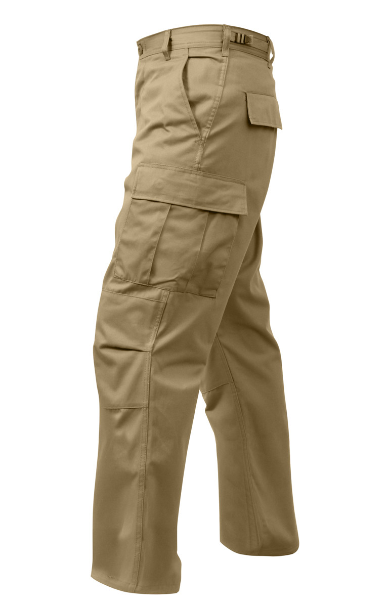 パンツ FUNDAMENTAL ITEMS Fatigue Pants Shop Relaxed Fit Zipper Khaki BDU Pants - Fatigues Army Navy