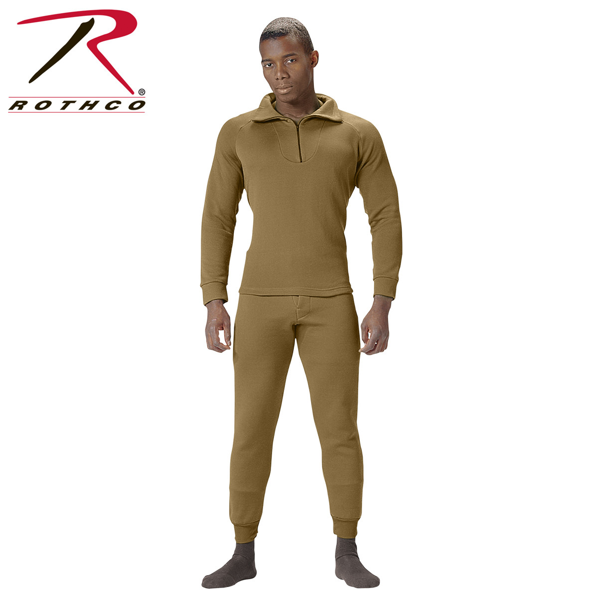 Shop AR 670-1 ECWCS Polypro Zip Collar Shirts - Fatigues Army Navy