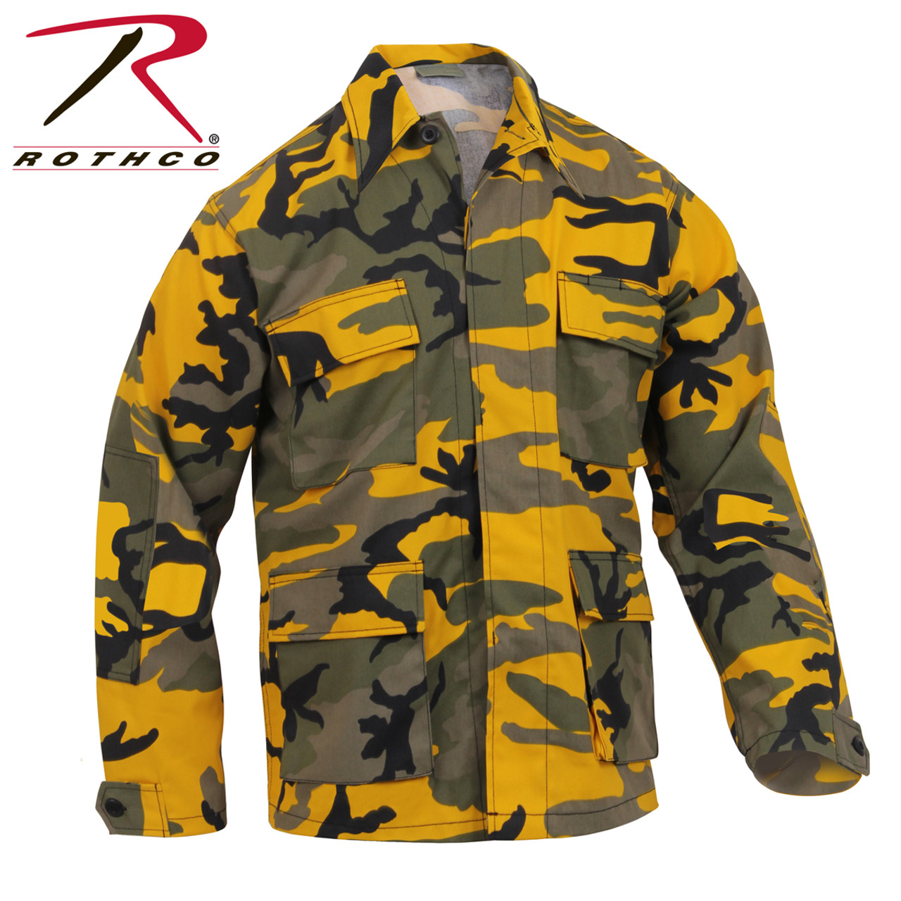 Stinger Yellow Camo Color BDU Fatigue Shirt