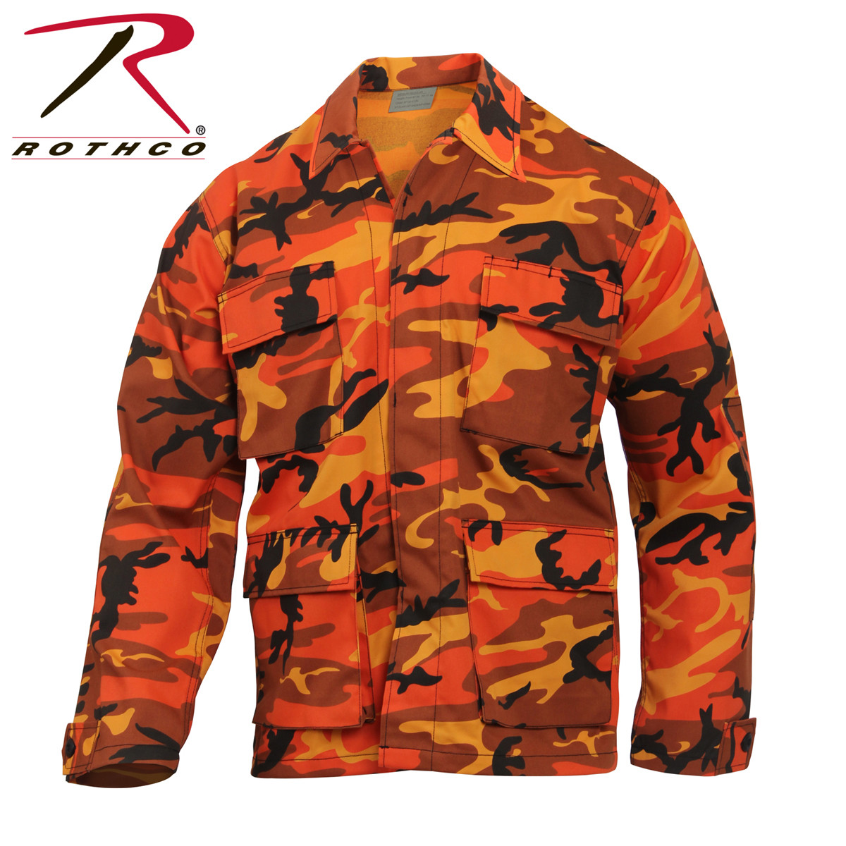 Shop Orange Camo BDU Shirts - Fatigues 