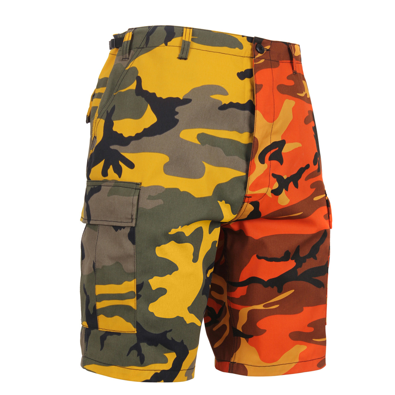 Shop Two/Tone Camo Cargo Shorts - Fatigues Army Navy