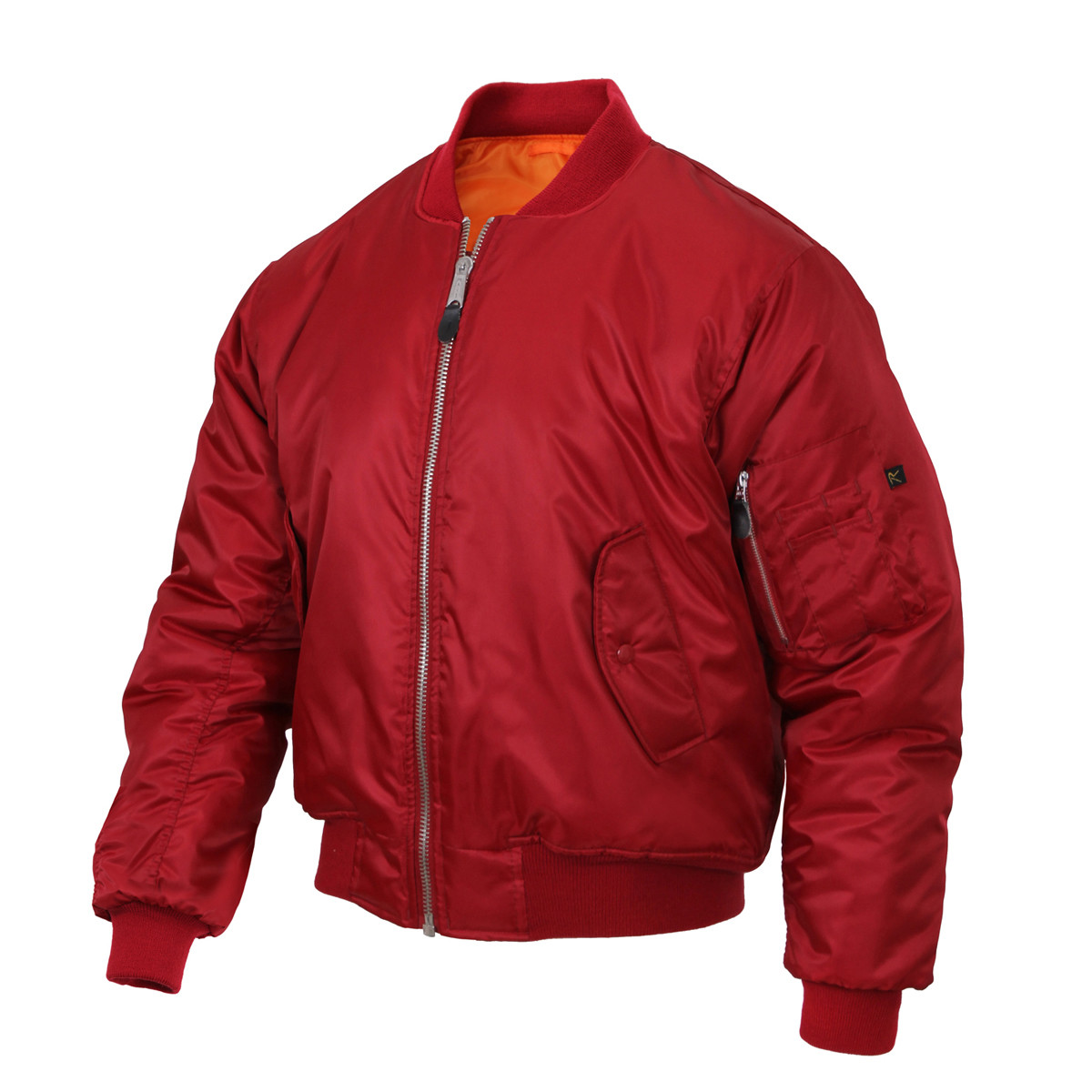 Shop Rothco Red MA-1 Flight Jackets - Fatigues Army Navy Gear