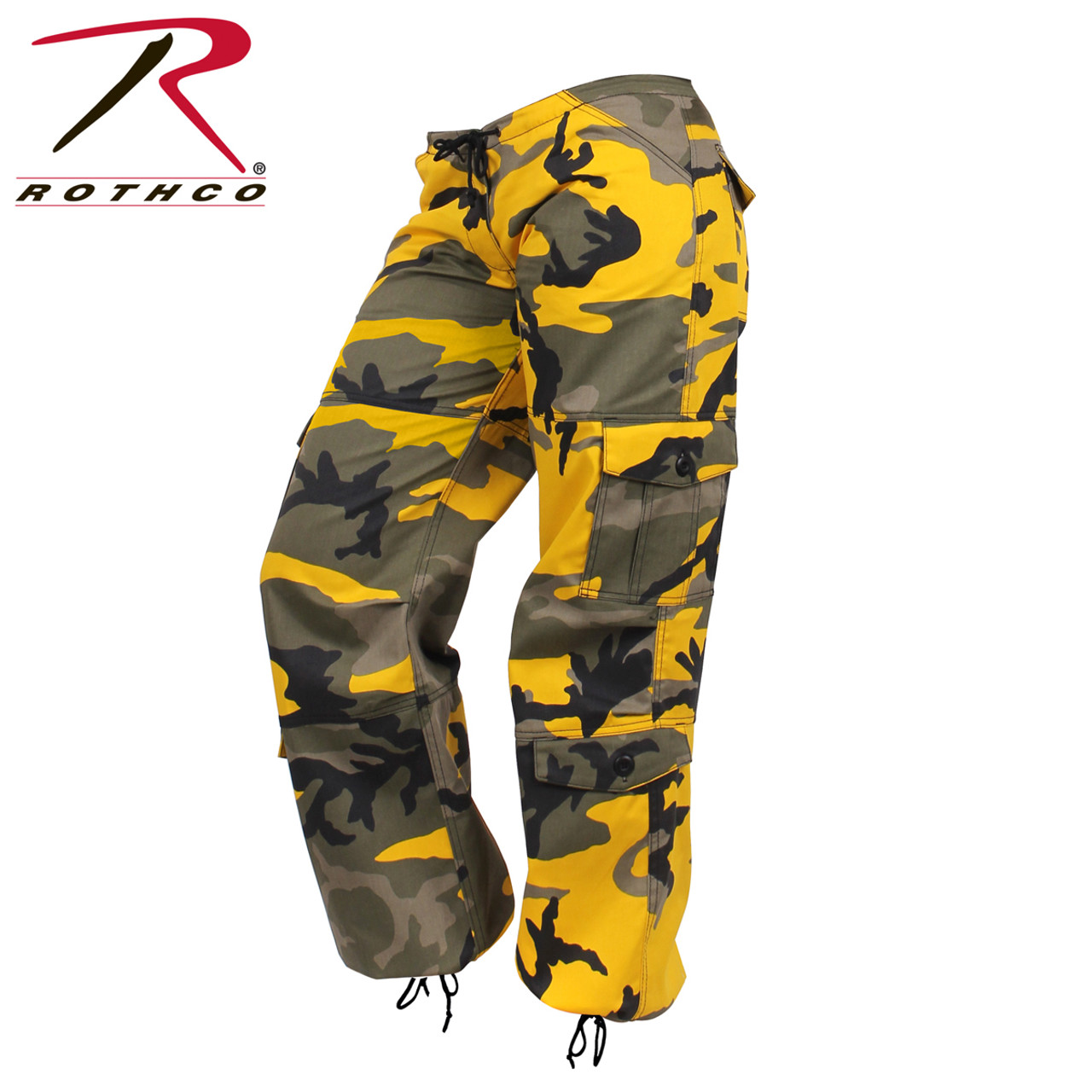 Stringer Yellow Rothco Ladies Colored Camo Pants  HipHopClosetcom