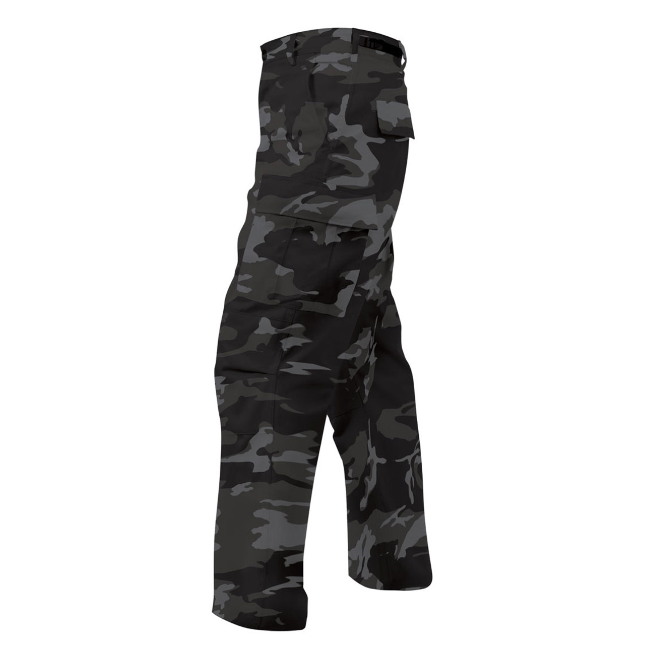 Navy Blue Camo Military Style Pants - Army Supply Store Military